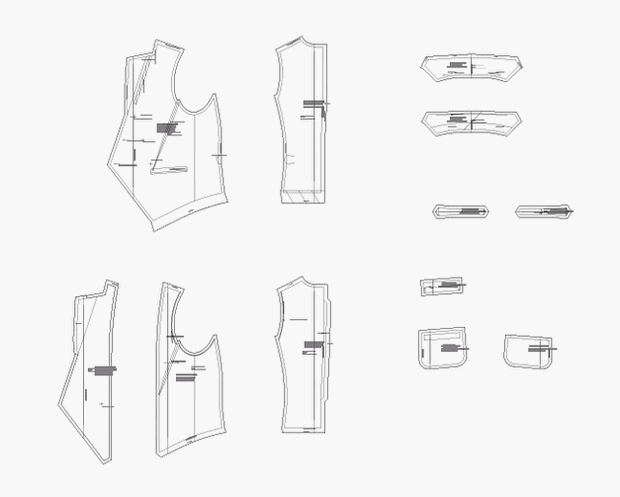 コンプリート ベスト 型紙 メンズ 折り紙画像無料